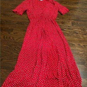 Red Polka Dot Dress